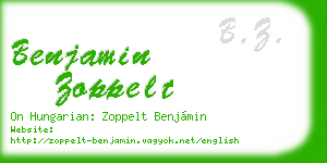 benjamin zoppelt business card